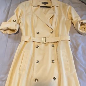 Sharageno. Adorable light yellow utility dress! 10